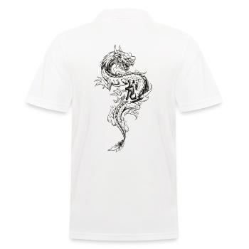 Drachen Fantasy Drachen Geist Reptilien Bestien - Männer Poloshirt - Weiß - Hinten - Kai (181cm)