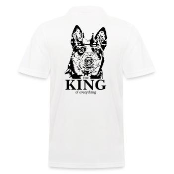 AUSTRALIAN CATTLE DOG King of everything Wilsigns - Männer Poloshirt - Weiß - Hinten - Kai (181cm)