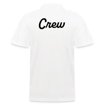 Crew2 - Männer Poloshirt - Weiß - Hinten - Kai (181cm)