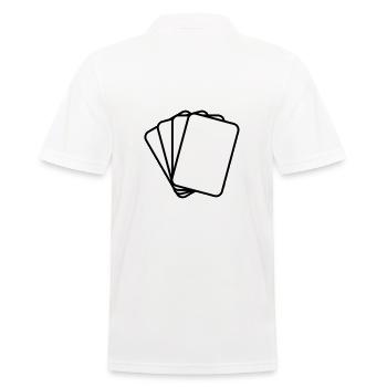 Jeu de cartes - Polo Homme - blanc - Dos - Kai (181cm)