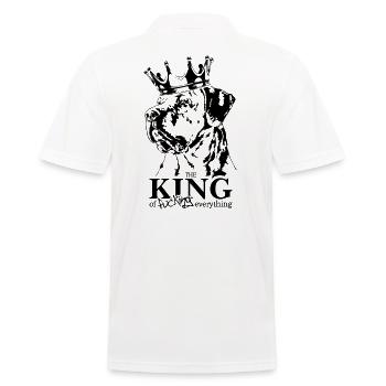 Tosa Inu King Chien disant Chiens Wilsigns - Polo Homme - blanc - Dos - Kai (181cm)