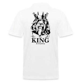Terrier tibétain roi de tout ce qui concerne les chiens Wilsigns - Polo Homme - blanc - Dos - Kai (181cm)