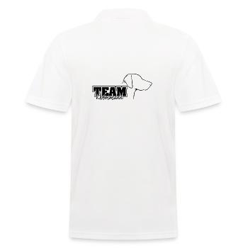 TEAM DOBERMANN Dogs Dog Wilsigns IGP Dog Sport - Men's Polo Shirt - white - Back - Kai (181cm)
