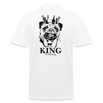 Carlin Roi de tout Dire Chiens Wilsigns - Polo Homme - blanc - Dos - Kai (181cm)