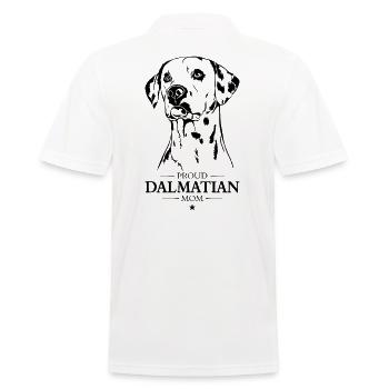 Dalmatien Maman Chien Chien Dalmatien Wilsigns - Polo Homme - blanc - Dos - Kai (181cm)