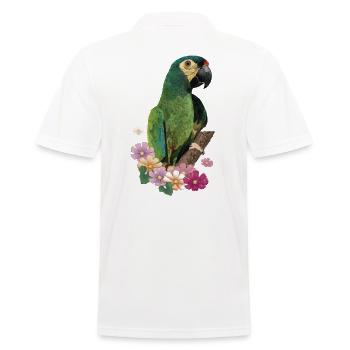 Das Maracanã - Männer Poloshirt - Weiß - Hinten - Kai (181cm)