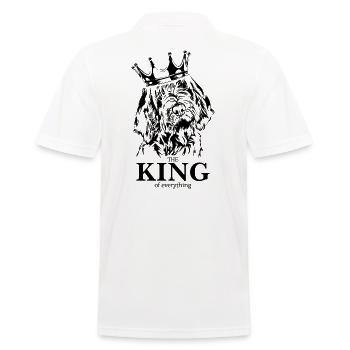Spinone Italiano Roi de tout Chiens Wilsigns - Polo Homme - blanc - Dos - Kai (181cm)