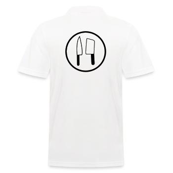 Cuisinier/Boucher - Polo Homme - blanc - Dos - Kai (181cm)