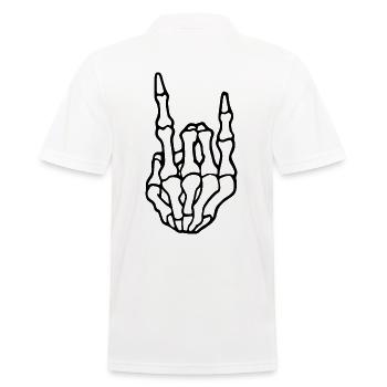 Bones - Men's Polo Shirt - white - Back - Kai (181cm)