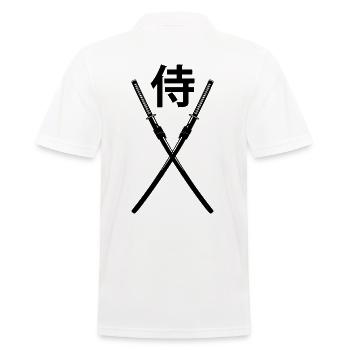 Épée - Samouraï - Polo Homme - blanc - Dos - Kai (181cm)