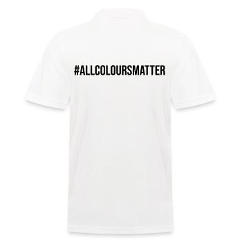 Toutes les couleurs comptent Protestation - Polo Homme - blanc - Dos - Kai (181cm)