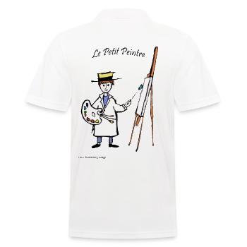 LE PETIT PEINTRE CREATION LOUIS RUNEMBERG - Polo Homme - blanc - Dos - Kai (181cm)