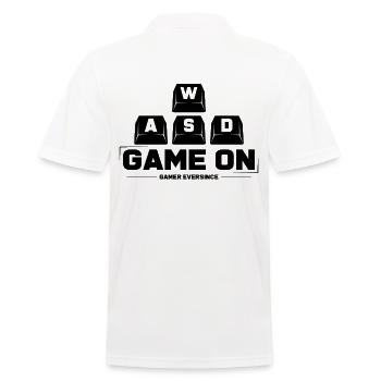 Gaming - Polo Homme - blanc - Dos - Kai (181cm)