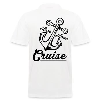 croisière - Polo Homme - blanc - Dos - Kai (181cm)