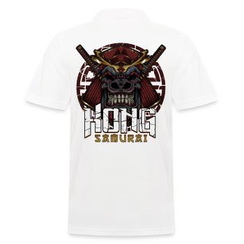 gorilla - Men's Polo Shirt - white - Back - Kai (181cm)