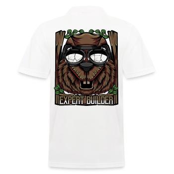 castor - Polo Homme - blanc - Dos - Kai (181cm)