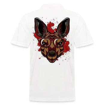 Kangaroo - Men's Polo Shirt - white - Back - Kai (181cm)