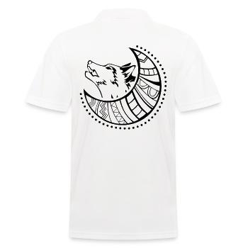 loup - Polo Homme - blanc - Dos - Kai (181cm)