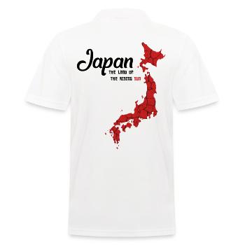 Japan Länderumriss Nihon-koku Tokio Osaka Geschenk - Männer Poloshirt - Weiß - Hinten - Kai (181cm)
