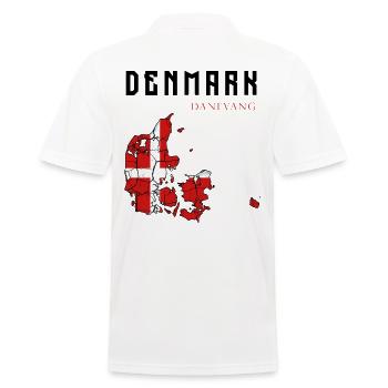 Danemark contour contour contour Copenhague cadeau - Polo Homme - blanc - Dos - Kai (181cm)