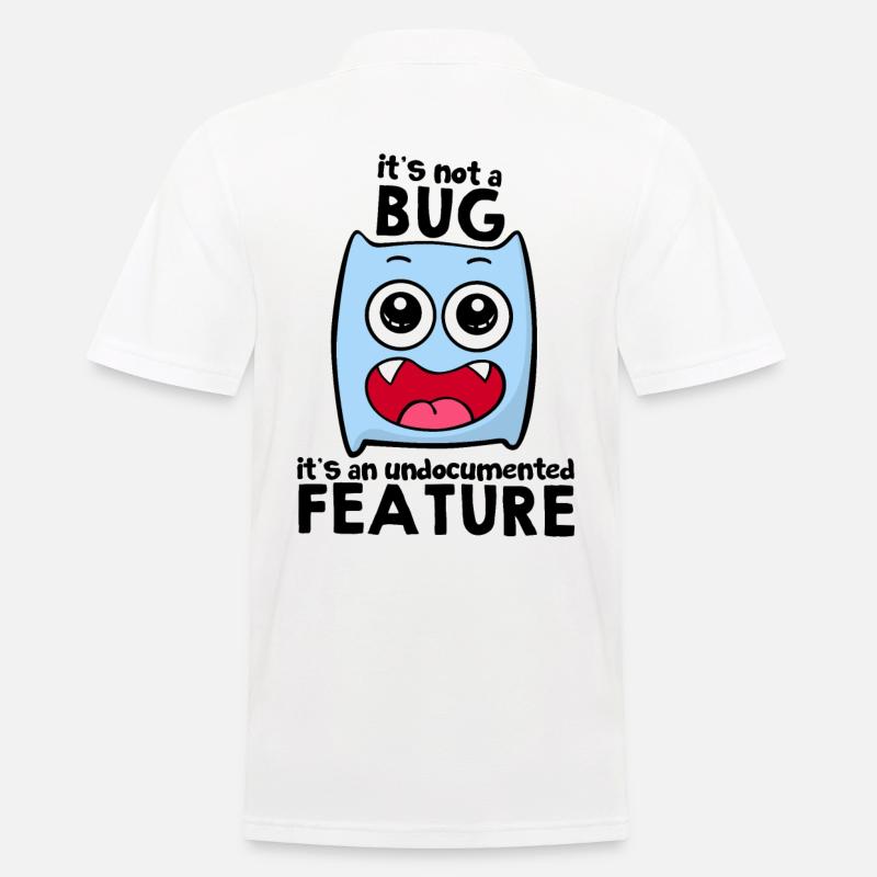 programmeur - Polo Homme - blanc