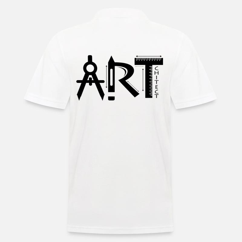 Architekt - Männer Poloshirt - Weiß