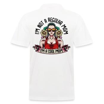 Je ne suis pas une maman ordinaire Je suis une maman cool - Polo Homme - blanc - Dos - Kai (181cm)