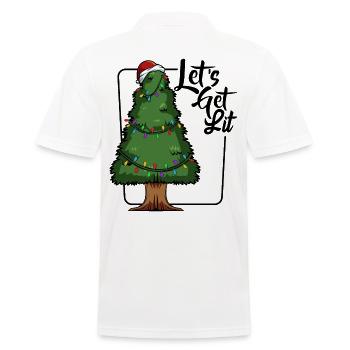 arbre de Noël - Polo Homme - blanc - Dos - Kai (181cm)