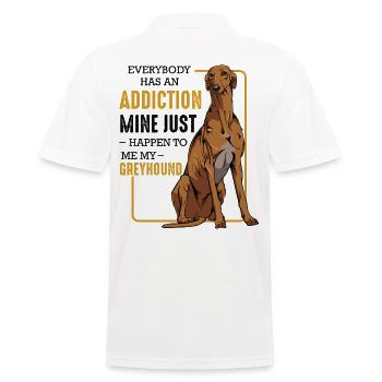 greyhound - Men's Polo Shirt - white - Back - Kai (181cm)