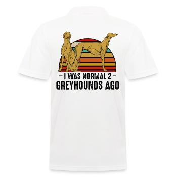 greyhound - Men's Polo Shirt - white - Back - Kai (181cm)