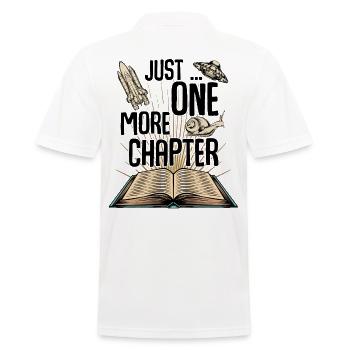 Lecture de livres drôles dictionnaires livres livre cadeau - Polo Homme - blanc - Dos - Kai (181cm)