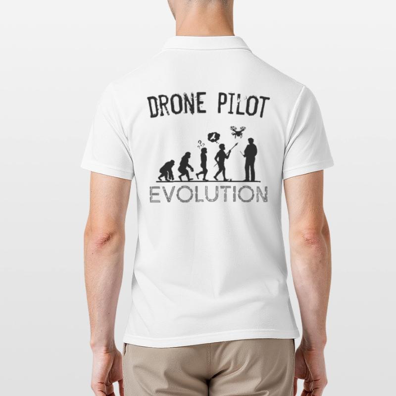 Drones Silhouette Silhouette Drone Pilot Evolution Polo Homme