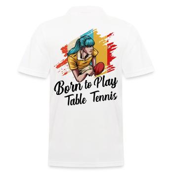 Ping-pong - Polo Homme - blanc - Dos - Kai (181cm)
