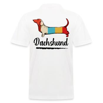 teckel - Polo Homme - blanc - Dos - Kai (181cm)