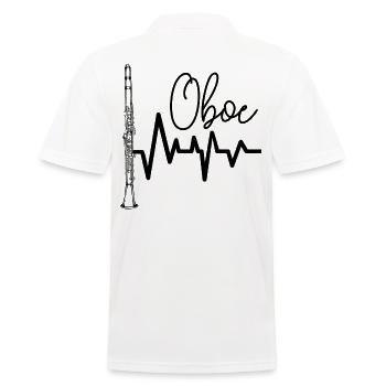 oboe - Men's Polo Shirt - white - Back - Kai (181cm)