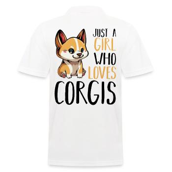 Corgi - Polo Homme - blanc - Dos - Kai (181cm)