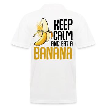 Bananes Fruit - Polo Homme - blanc - Dos - Kai (181cm)