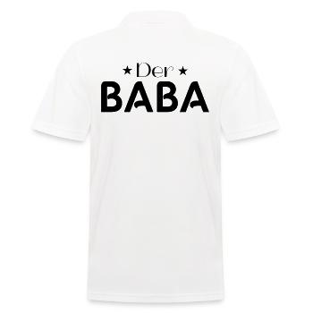 Der Baba Vater Türkisch Türke Türken Geschenkidee - Männer Poloshirt - Weiß - Hinten - Kai (181cm)