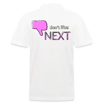 Don't like: Next - Männer Poloshirt - Weiß - Hinten - Kai (181cm)