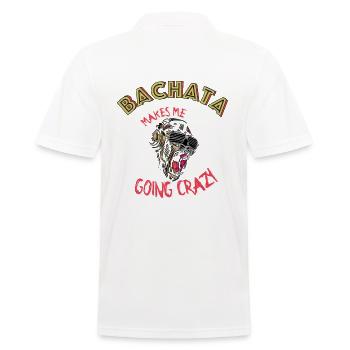 Bachata me rend fou design - Polo Homme - blanc - Dos - Kai (181cm)