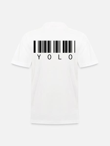YOLO - You only live once - Men's Polo Shirt - white