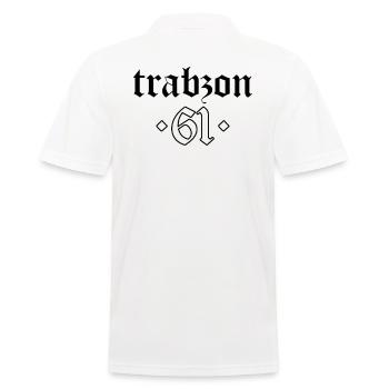 61 Trabzon Türkei Turkiye Geschenk Urlaub TR Türk - Männer Poloshirt - Weiß - Hinten - Kai (181cm)