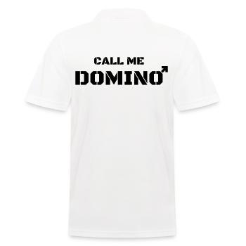 Appelez-moi Dominoes, pas dominatrice - Polo Homme - blanc - Dos - Kai (181cm)