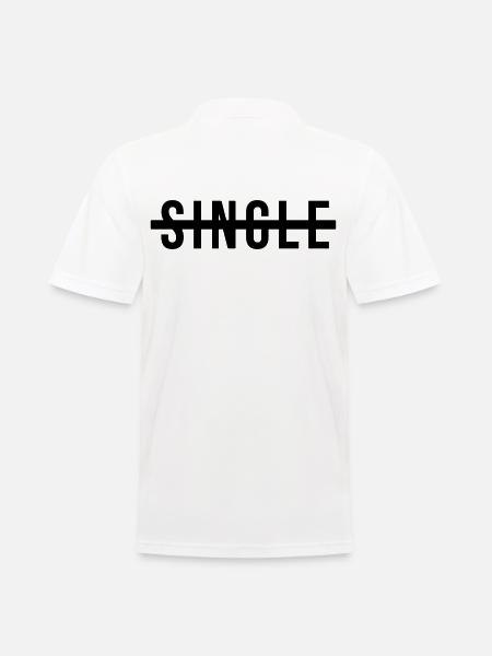 No longer single - Men's Polo Shirt - white