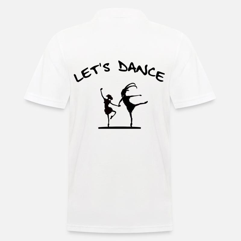 Let´s Dance - Tanzen - Männer Poloshirt - Weiß