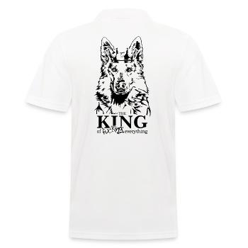 Berger suisse blanc Roi Chien Dicton - Polo Homme - blanc - Dos - Kai (181cm)