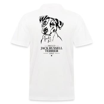Jack Russell Terrier Dad Hunde Hund Wilsigns - Männer Poloshirt - Weiß - Hinten - Kai (181cm)
