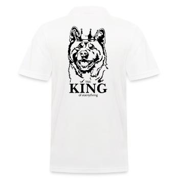 Akita américain roi de tout Chiens Wilsigns - Polo Homme - blanc - Dos - Kai (181cm)