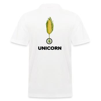 Unicycle Unicycle-Memes - Men's Polo Shirt - white - Back - Kai (181cm)