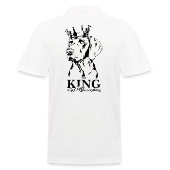 Weimaraner King Dog Saying Dogs Wilsigns - Polo Homme - blanc - Dos - Kai (181cm)